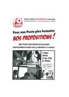 Pour une Poste plus humaine... nos propositions