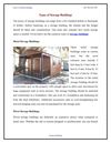 Types of Storage Buildings