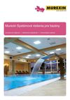 Murexin Systémové riešenia pre bazény