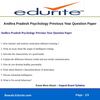 Andhra Pradesh Psychology Previous Year Question Paper