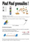 plouf grenouilles
