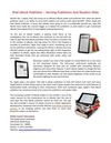 iPad eBook Publisher –Serving Publishers And Readers Alike