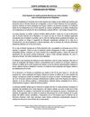 Comunicado de Prensa: Corte Suprema de Justicia presenta denuncia por actos violentos ante la Fiscalía General de la...
