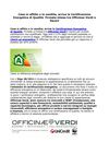 Officinae Verdi Sacert: Firmata Intesa per Certificazione Energetica di Qualità