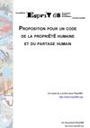 Propositions pour un code de la propriété humaine et du partage humain