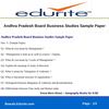 Andhra Pradesh Board Business Studies Sample Paper