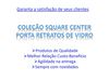 Porta Retratos Vidro Coleção Julho 2012 Square Center