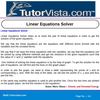 Linear Equations Solver