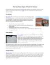 The Top Three Types of Roofs in Arizona