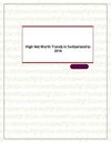 High Net Worth Trends in Switzerland to 2016