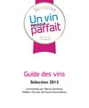 Livre M6 Editions 2013 : un vin presque parfait (guide des vins)