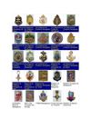 INSIGNES REGIMENTAIRES