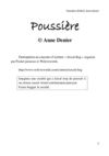 Poussière (concours Socialbug Pocket jeunesse/welovewords)