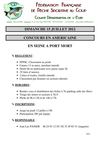 Concours coup en américaine du CD 27 le 19 Aout 2012