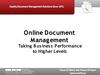 Online Document Management: Taking Business Performance to Higher Levels