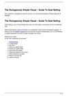 The Outrageously Simple Visual – Guide To Goal Setting