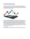 iPad Social Networking Apps
