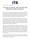 The Open University, EMC and ITS Talk Big Data to UAE Universities