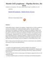 2012 || Pharmaceuticals || Mantle Cell Lymphoma – Pipeline Review, H2 2012 || Aarkstore.com