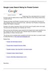 Google Lower Search Rating for Pirated Content