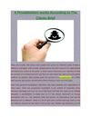 A Privatdetektiv works According to The Clients Brief