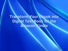Transform Your Ebook into Digital Text Book for the Amazon Kindle