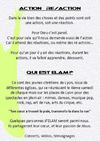 WE du groupe de jeunes 109 - Action & ré-action
