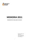 2011 - Memoria de Actividades