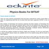 Physics Books For BITSAT