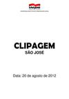 Clipagem São José 20/08/2012