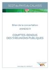 SCOT du pays du Calaisis - Comptes rendus des réunions publiques 