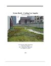 Green Roofs - Cooling Los Angeles: A Resource Guide Manual