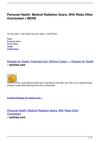 Personal Health: Medical Radiation Soars, With Risks Often Overlooked + MORE