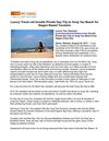 Luxury Travel Ltd Unveils Private Day Trip to Vung Tau Beach for Saigon Based Travelers