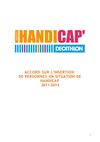 accord handicapés 2011 2013