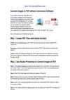 Different Ways to Create PDF from Images