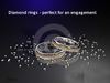 Diamond rings - perfect for an engagement