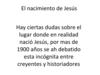El nacimiento de Jesús