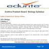 Andhra Pradesh Board Biology Syllabus