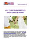 How To Get Back Together With Your Ex Boyfriend