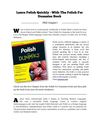 Learn Polish Quickly - With The Polish For Dummies Book