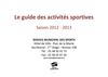 Guide des sports - 2012/2013