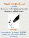 GUIDE SCD ACCUEIL EN BIBLIOTHEQUE