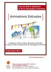 Plaquette Animations Estivales 2012