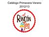 Catálogo Primavera Verano 2012/13