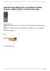 Japanese Anime Magical Girl Lyrical Nanoha Cosplay Costume – Military Uniform 1st Version Set Large