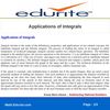 Applications of Integrals 
