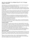 How You Can Publish Your Website Chart For You To Google , Google ! And Ms N
