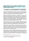 El poder de las emociones en el liderazgo. Cubides, N