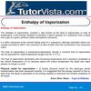 Enthalpy of Vaporization